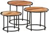 vidaXL Satztische 3 Stk. Massivholz Akazie 358931 Bild 2