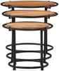 vidaXL Satztische 3 Stk. Massivholz Akazie 358931 Bild 5