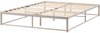 Bett ohne Kopfteil Metall VIRY 160 x 200 cm Hellbeige Bild 5