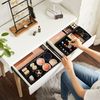SONGMICS Unterwäsche-Organizer 8er Set, Schubladen-Organizer faltbar, Ordnungssystem Kleiderschrank, Aufbewahrungsbox Schrank, Stoffboxen Aufbewahrung, für BHs Socken Krawatten, schwarz RUSDE008B01 Bild 2