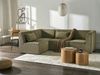 Modul Ecksofa 4-Sitzer LEMVIG Cord Grün rechtsseitig Bild 3