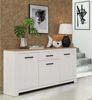 Sideboard >Chelles< in Weiß matt - 161,4x95,7x42,2cm (BxHxT) Bild 2