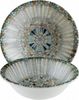 Bonna Schale Luca Mosaic Gourmet 16cm 40cl Blau Salatschale, Porzellan Bild 3