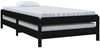 Stapelbett Schwarz 80x200 cm Massivholz Kiefer [820401] Bild 5