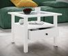VCM Beistelltisch & Couchtisch Lingis 919156 Weiß H. 42 x B. 54 x T. 54 cm Bild 4