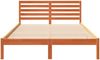vidaXL Bettrahmen Wachsbraun 140 x 220 cm Massives Kiefernholz 872334 Bild 5