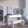 Schminktisch Azur Weiß 120 cm Vicco Bild 4