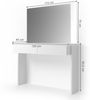 Schminktisch Azur Weiß 120 cm Vicco Bild 3