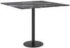 vidaXL Tischplatte Schwarz 50x50 cm 6 mm Hartglas in Marmoroptik 322270 Bild 4