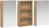 vidaXL Badezimmerschrank-Set 3 pcs 90 x 10,5 x 50 cm Holzwerkstoff 3403671 Bild 5