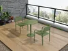 Vente-unique - NILY Garden dining set Metall Grün - B 60 cm x H 74 cm x L 60 cm Bild 2