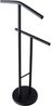 Herrendiener TOM - 50 x 28 x 107 cm, Metall, Schwarz | Kleiderständer Garderobenständer Bild 4
