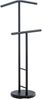 Herrendiener TOM - 50 x 28 x 107 cm, Metall, Schwarz | Kleiderständer Garderobenständer Bild 2
