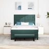 vidaXL Boxspringbett mit Kopfteil Dunkelgrün 200 x 140 cm Samt 3344519 Bild 3