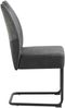 byLIVING Esszimmerstuhl 2er Set PETER / Vintage Mikrofaser anthrazit / Gestell Metall schwarz / Traglast von bis zu 150 kg / mit Griff / Esszimmerstuhl / B 45, H 94, T 54 cm Bild 4