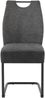 byLIVING Esszimmerstuhl 2er Set PETER / Vintage Mikrofaser anthrazit / Gestell Metall schwarz / Traglast von bis zu 150 kg / mit Griff / Esszimmerstuhl / B 45, H 94, T 54 cm Bild 5