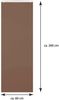 Bestlivings Flächenvorhang Elena 3er Pack (B x H) 60 x 260 cm Dunkelbraun, transparenter einfarbiger Schiebevorhang, in vielen Farben Bild 5