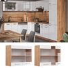 Vicco Küchenschrank Küchenzeile R-Line, Weiß Hochglanz, Hängeglasschrank 80 cm Bild 2