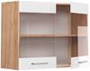 Vicco Küchenschrank Küchenzeile R-Line, Weiß Hochglanz, Hängeglasschrank 80 cm Bild 4