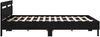 vidaXL Bettrahmen Schwarze Eiche 140 x 190 cm Holzwerkstoff 3446592 Bild 4
