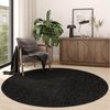 Tapiso Teppich NIZZA, rund, Höhe: 6 mm, Wohnzimmer, Schafzimmer, Einfarbig Bild 3