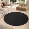 Tapiso Teppich NIZZA, rund, Höhe: 6 mm, Wohnzimmer, Schafzimmer, Einfarbig Bild 4