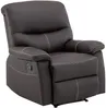 Vente-unique - CANBY Sessel Kunstleder Braun - B 90 cm x H 95 cm x L 79 cm Bild 3