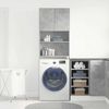 vidaXL Waschmaschinenschrank Betongrau 64x24x190 cm Holzwerkstoff 859130 Bild 4