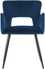 Esszimmerstuhl 2er Set SANILAC Samtstoff Marineblau Bild 4
