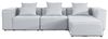 HOME DELUXE Ecksofa Modulares Sofa FINO - L, individuell Stellbar 4 Teile, Couch, Wohnzimmersofa, Modulsofa Bild 4