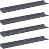 vidaXL Schwebendes Regal 4 pcs Anthrazit 60 x 8,5 x 2,5 cm Stahl 8003965 Bild 2