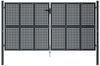 vidaXL Gartentor Anthrazit 300x125 cm Stahl 154567 Bild 3