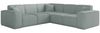 Ecksofa Designersofa CELES PREMIUM in Stoff Scala Saphirblau Seite Universal Bild 2