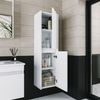 Roomart ATLANTIC-100 Badmöbel - nur Hochschrank - H 115 x B 30 x T 35 cm • Weiß Bild 3