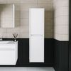 Roomart ATLANTIC-100 Badmöbel - nur Hochschrank - H 115 x B 30 x T 35 cm • Weiß Bild 2