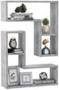vidaXL Wandregale 2 Stk. Betongrau 50 x 15 x 50 cm Spanplatte [807218] Bild 3