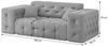 Sofa Designersofa CHANTAL 2-Sitzer in Stoff Moly Orange Bild 2