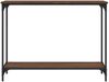 Konsolentisch, Beistelltisch, Konsole Braun Eichen-Optik 101x30,5x75 cm Holzwerkstoff Bild 4