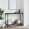 Konsolentisch, Beistelltisch, Konsole Braun Eichen-Optik 101x30,5x75 cm Holzwerkstoff Bild 2