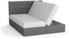 Boxspringbett LIBERTO 140x200 cm Braun inkl. Bettkasten Bild 2