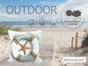 heimtexland Â® Outdoorkissen Lotus Effekt 45x45 Garten Dekokissen Wasserabweisend Outdoor Lounge Deko Kissen Typ742 Maritim Auszeit Bild 3