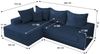 Ecksofa Couchgarnitur Sofa OSKAR in Stoff Tilia Altrosa Ottomane Links Bild 3