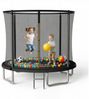 HOMALL Gartentrampolin Kindertrampolin, Outdoor-Trampolin, Durchmesser 183/222/290/360 cm, Ø 183 cm, (Ausgestattet mit Sicherheitsnetz, Leiter und 360°-Gelander, maximale Tragkraft 150 kg) Bild 3