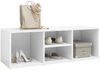 vidaXL Schuhbank Weiß 105x35x35 cm Holzwerkstoff 804463 Bild 3