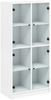 vidaXL Highboard mit Türen Weiß 68x37x142 cm Holzwerkstoff 3295857 Bild 2
