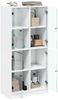 vidaXL Highboard mit Türen Weiß 68x37x142 cm Holzwerkstoff 3295857 Bild 4