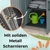 GarPet Garten-Geräteschrank Gartenschrank Kunststoff Balkon Schrank Wetterfest Haushaltsschrank Bild 5