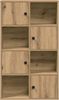 vidaXL Bücherregal Artisan-Eiche 60x24x101,5 cm Holzwerkstoff 860399 Bild 4