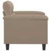 vidaXL Sessel Taupe 60 cm Mikrofasergewebe 359549 Bild 4