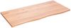 vidaXL Tischplatte Hellbraun 100x50x2 cm Massivholz Eiche Behandelt 3156365 Bild 2